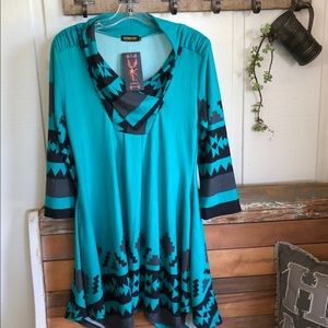 Turquoise Dress